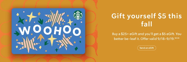 starbucks gift card promotion