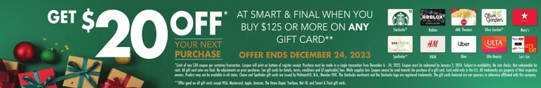 Smart Final Promotion