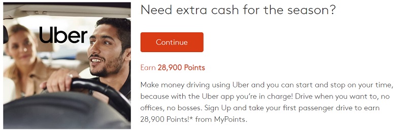 mypoints uber