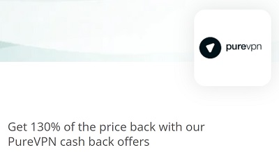 topcashback purevpn