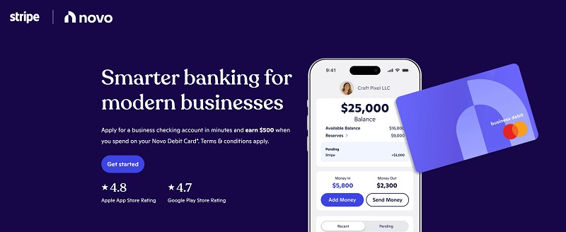 Striple Novo Business Checking Bonus