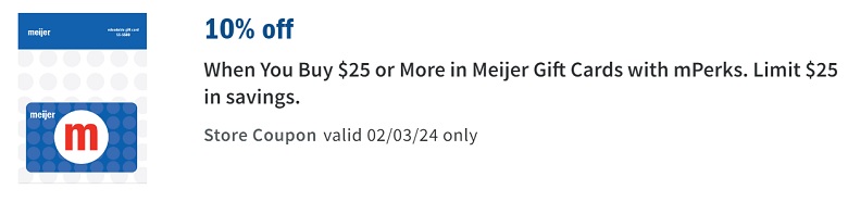 meijer gift card promotion