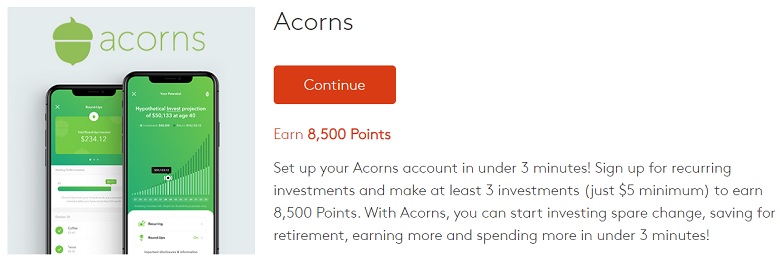 mypoints acorns