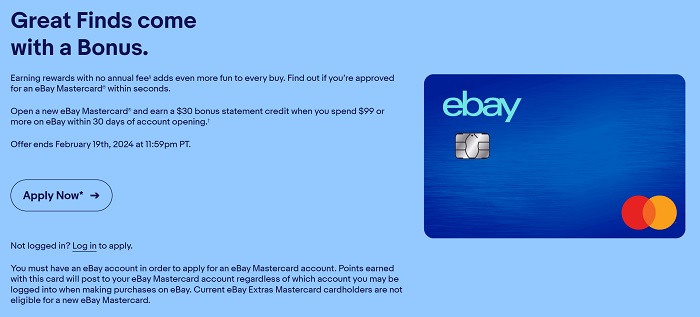 ebay mastercard bonus