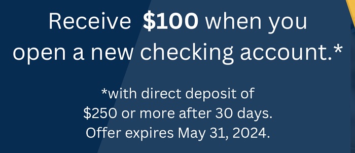 Route 31 Credit Union Checking Bonus