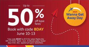 Southwest Airlines Wanna Get Away Day Week Sale BDAY