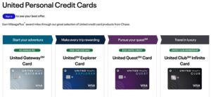 United Credit Card New Design Increased Offers