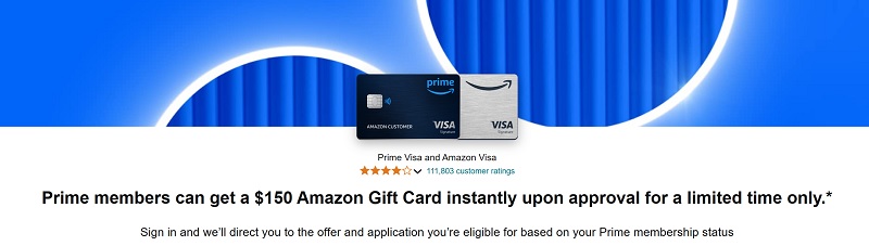 Amazon Prime Visa Bonus
