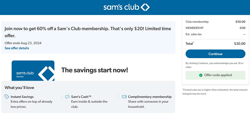 Sam's Club Membership