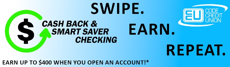Code Credit Union Checking Bonus