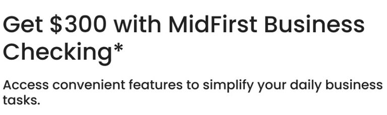 MidFirst Bank Promotions: $25, $300, $350 Checking, Savings, Business ...