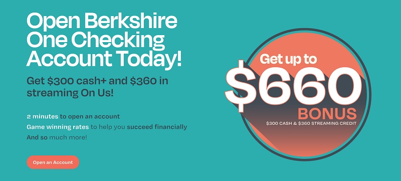 Berkshire Bank Checking Bonus