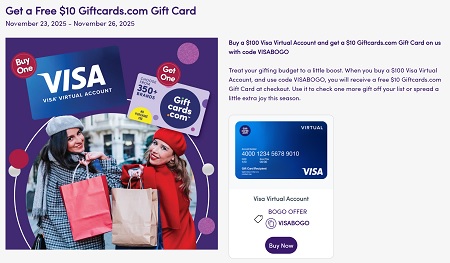 giftcards.com promotion
