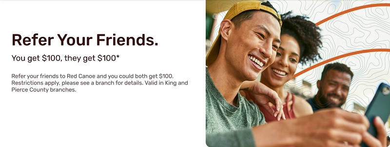 Red Canoe Credit Union Referral Bonus