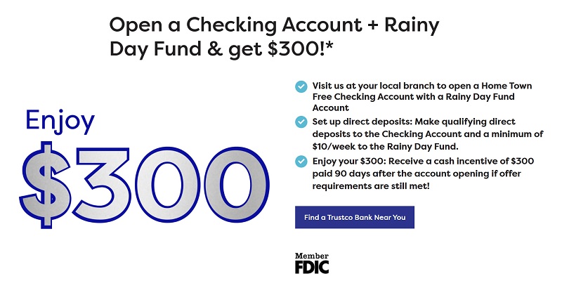 Trustco Bank Checking Bonus