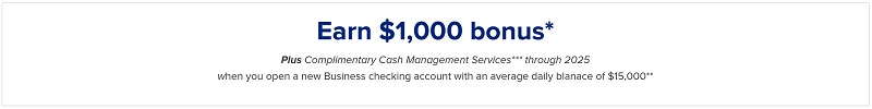 HarborOne Bank Business Checking Bonus