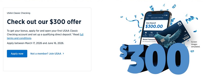 USAA Checking Bonus