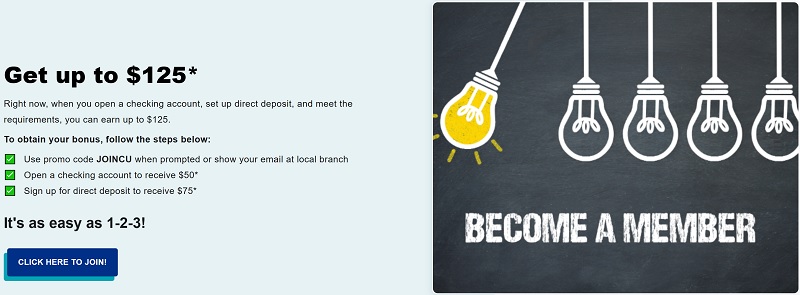 iTHINK Financial Credit Union Checking Bonus