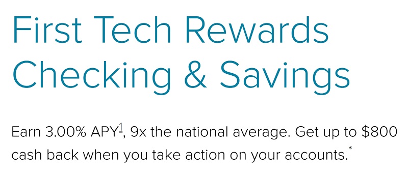 First Tech Checking Savings Bonus
