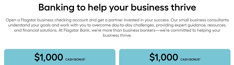 Flagstar Bank Business Checking Bonus