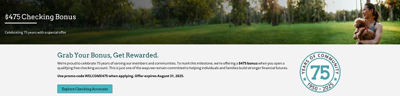 Provident Credit Union Checking Bonus
