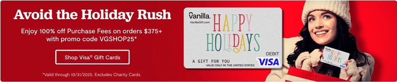 VanillaGift Promotion