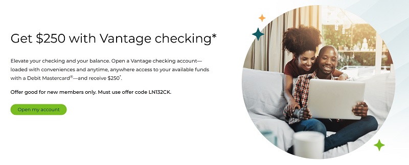 Vantage Credit Union Checking Bonus