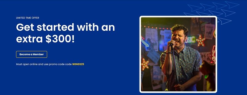 Wings Credit Union Checking Bonus