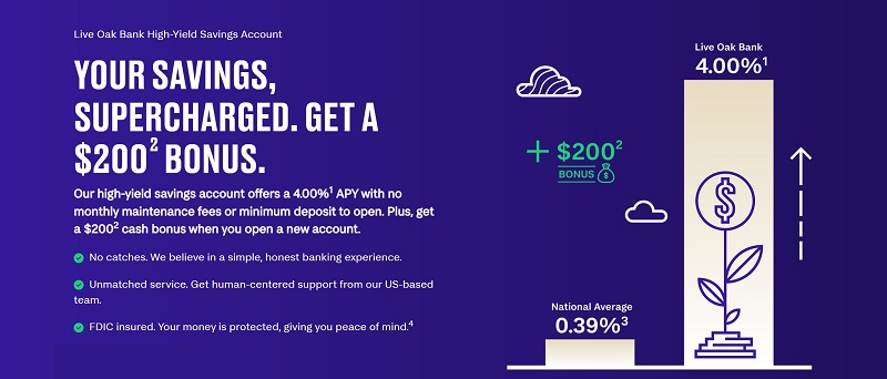 Live Oak Bank Savings Bonus