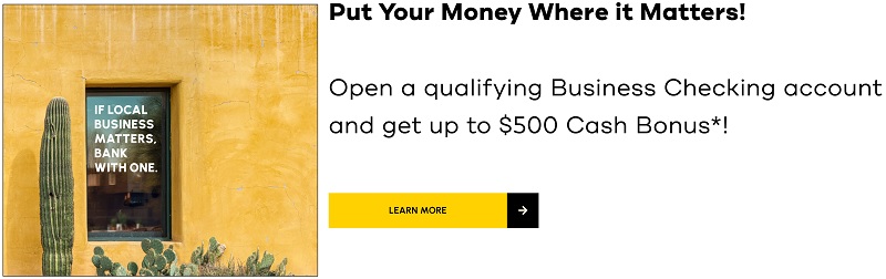 Vantage West Credit Union Business Checking Bonus