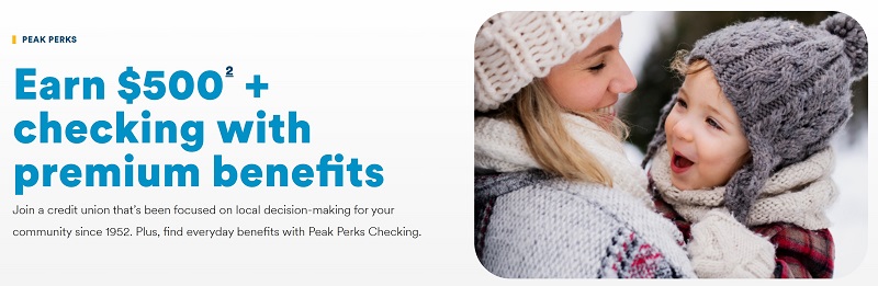 Elevations Credit Union Checking Bonus