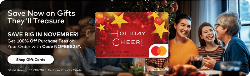 MastercardGiftCard.com No Purchase Fee Promotion