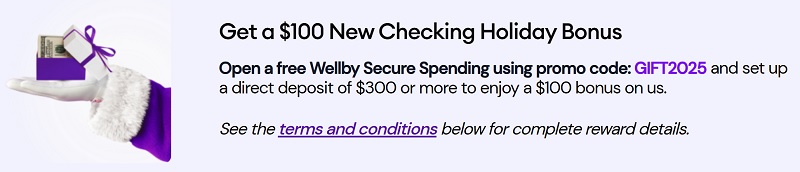 Wellby Financial Checking Bonus
