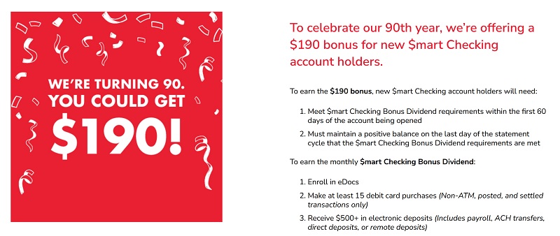 Education Credit Union Checking Bonus