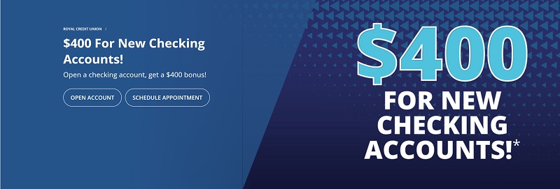 Royal Credit Union Checking Bonus