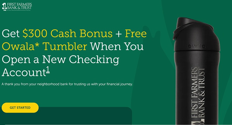 First Farmers Bank & Trust Checking Bonus