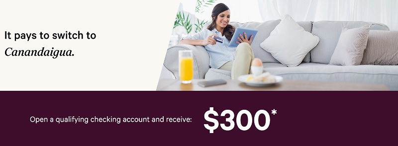 Canandaigua National Bank Checking Bonus