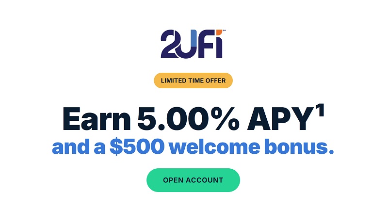 2UFi Business Checking Bonus