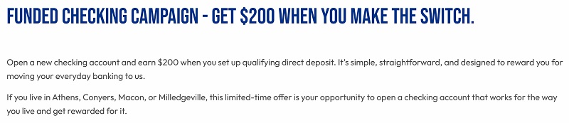 Robins Financial Credit Union Checking Bonus