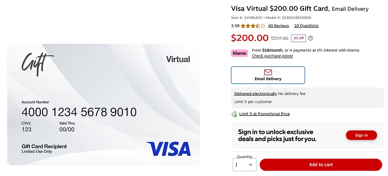 Staples Virtual Visa Gift Card Promotion