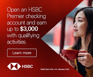 HSBC Premier Checking Bonus Banner